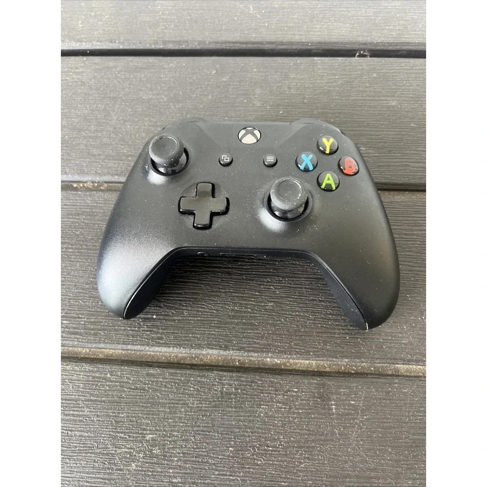 Microsoft Xbox One Wireless Controller Model 1708 Black Tested Working